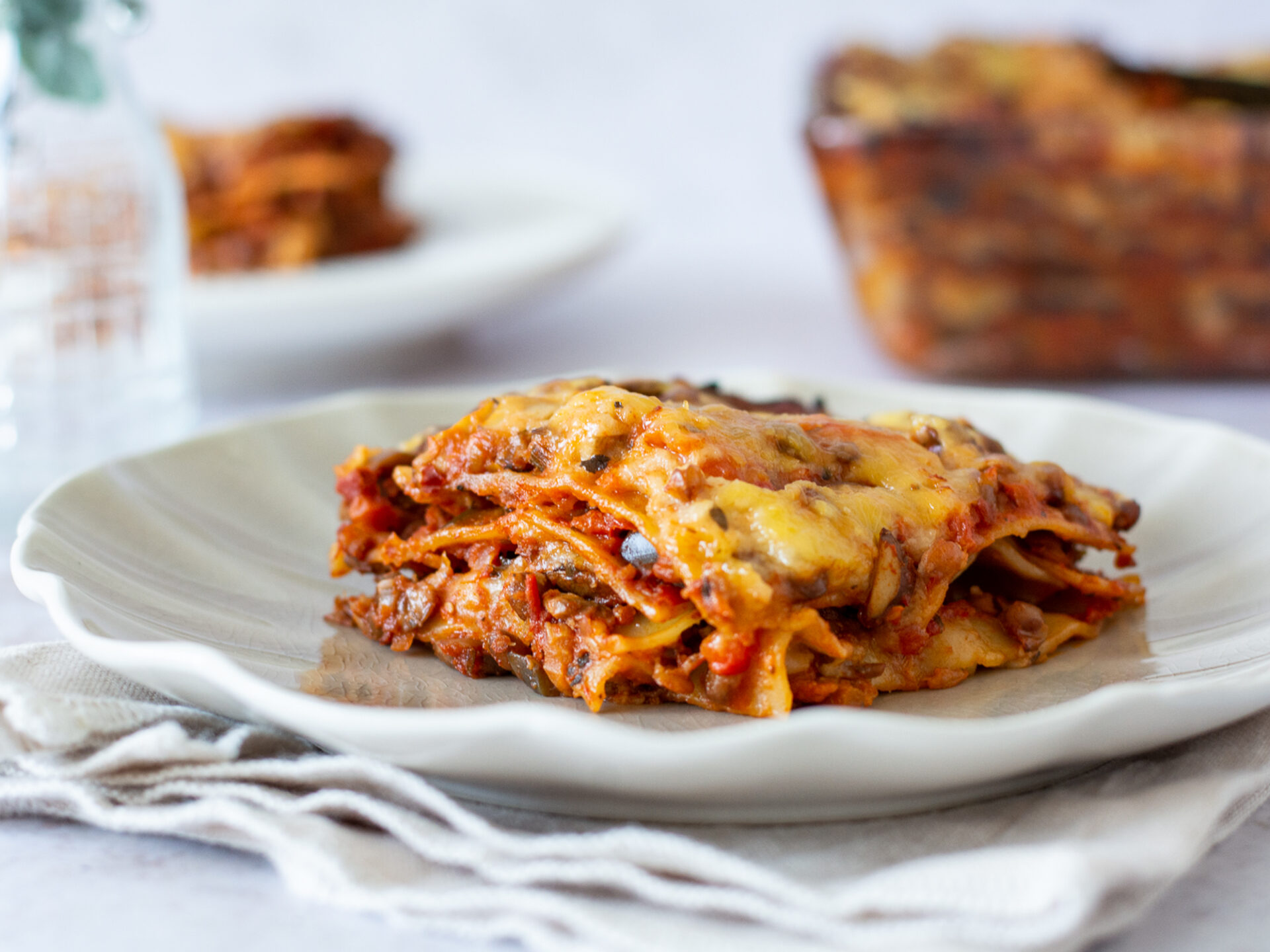 Lasagne Bolognese | Vegetarische Lasagne - Vegafoodness